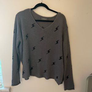 Wooden Ships - Lightning Bolt Sweater - M/L